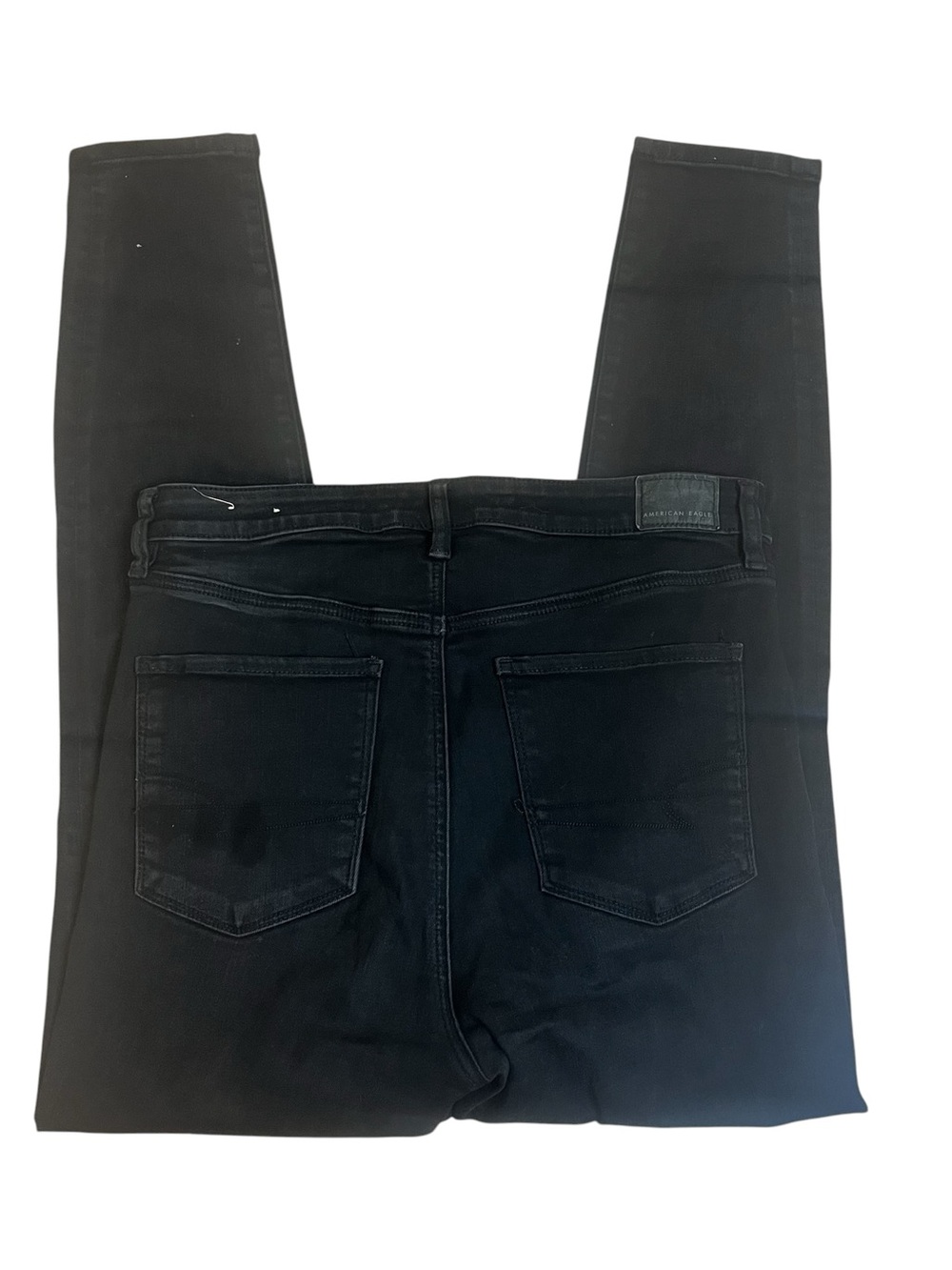 AEO Women’s High-Rise Black Skinny Jeans Sz 12 - Picture 3 of 7